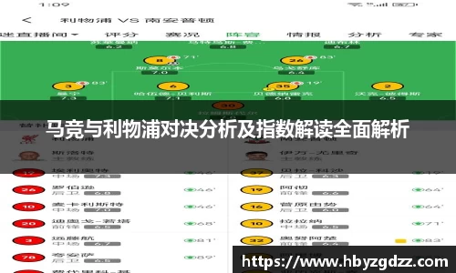 马竞与利物浦对决分析及指数解读全面解析
